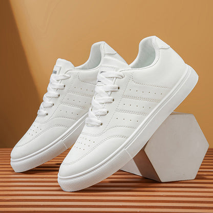 LOEIKAN New Arrival Men's Large Size Designer Casual Shoes Fashion Thick Sole Outdoor Hiking Sneakers Classic Black White Skate Shoes Comfortable Trendy Footwear Perfect Gifts for Men Him Free Shipping - ayq