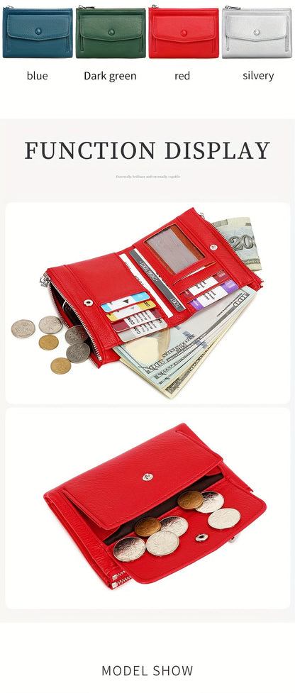 MIYIN Women's Wallet - Large Capacity Double Zipper Credit Card Holder with Coin Pocket, Lightweight Handbag for ID, Cash & Keys, Minimalist for daily Commute & Travel, Easy-Care Design for busy Ladies