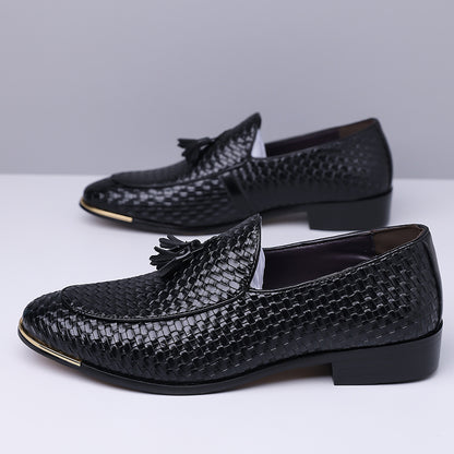 Men's Classic Tassel Loafers - Casual & Business Slip-On Shoes