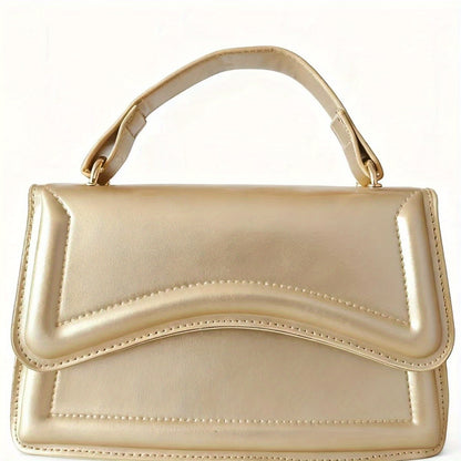 Թարմ և նորաձև փոքրիկ քառակուսի պայուսակ, մի ուսի վրա կրծկալով պայուսակ, երիտասարդական և հաճելի ոճով, մագնիսական ճարմանդով փակվող պայուսակ, միագույն, ինտերնետում հայտնի և սիրված պայուսակ