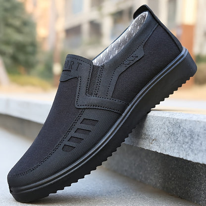 Men'S Fashion Loef Lace-Up Casual Sports Shoes, Breathable Mesh Upper, Anti-Slip Outsole, Round Toe, Fabric Upper Material, Fabric Inner Material, Faux Sole, Fabric Insole, Slip-On Closure, for Hiking, Outdoor, Daily Wear, Al