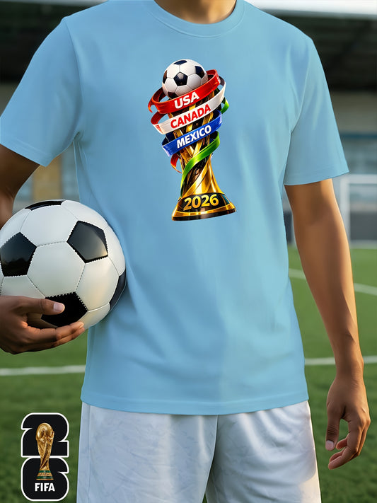 Men's FIFA 2026 World Cup Casual Soft Breathable T-Shirt