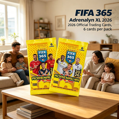 2026 Panini FIFA365 Adrenalyn XL ֆուտբոլային քարտերի փաթեթ