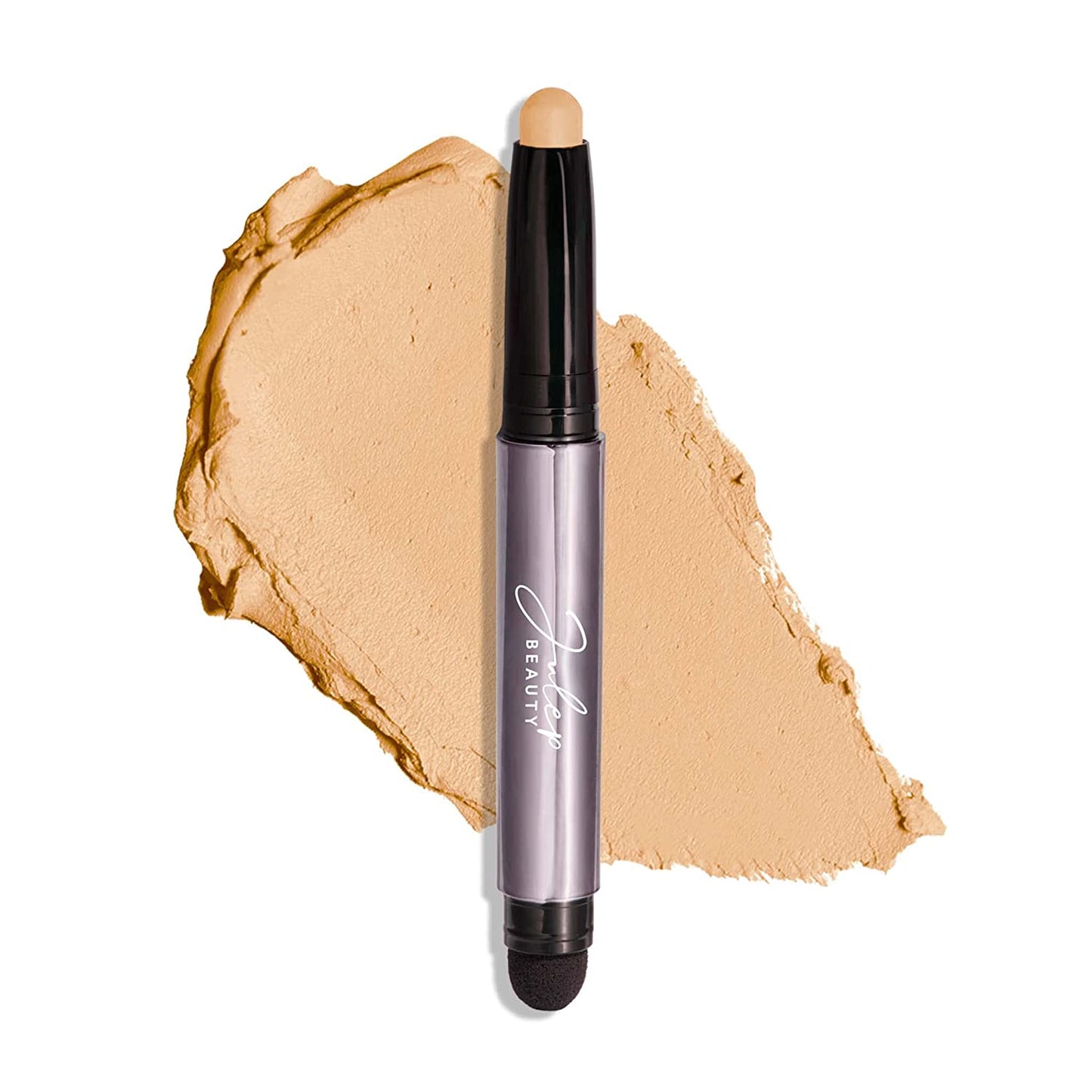 Julep Eyeshadow 101 Crème-To-Powder Waterproof Shadow Stick – Champagne Shimmer – Long-Lasting, Crease-Proof, Medium Golden-Beige Shimmer Cream Eyeshadow with Built-In Smudger