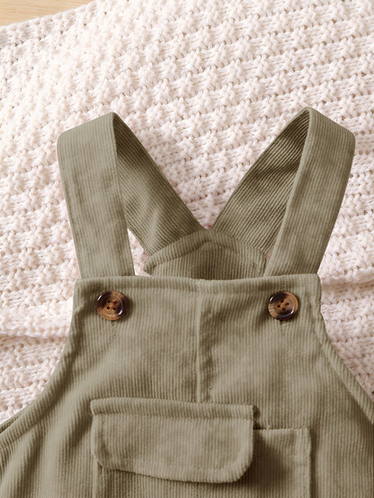 Cute Baby Unisex Suspender Pants for Spring and Fall - ayq