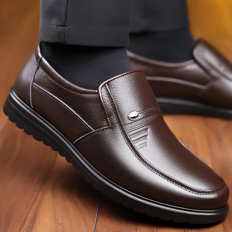 Men's Slip-On Business Casual Shoes All-Season Comfort