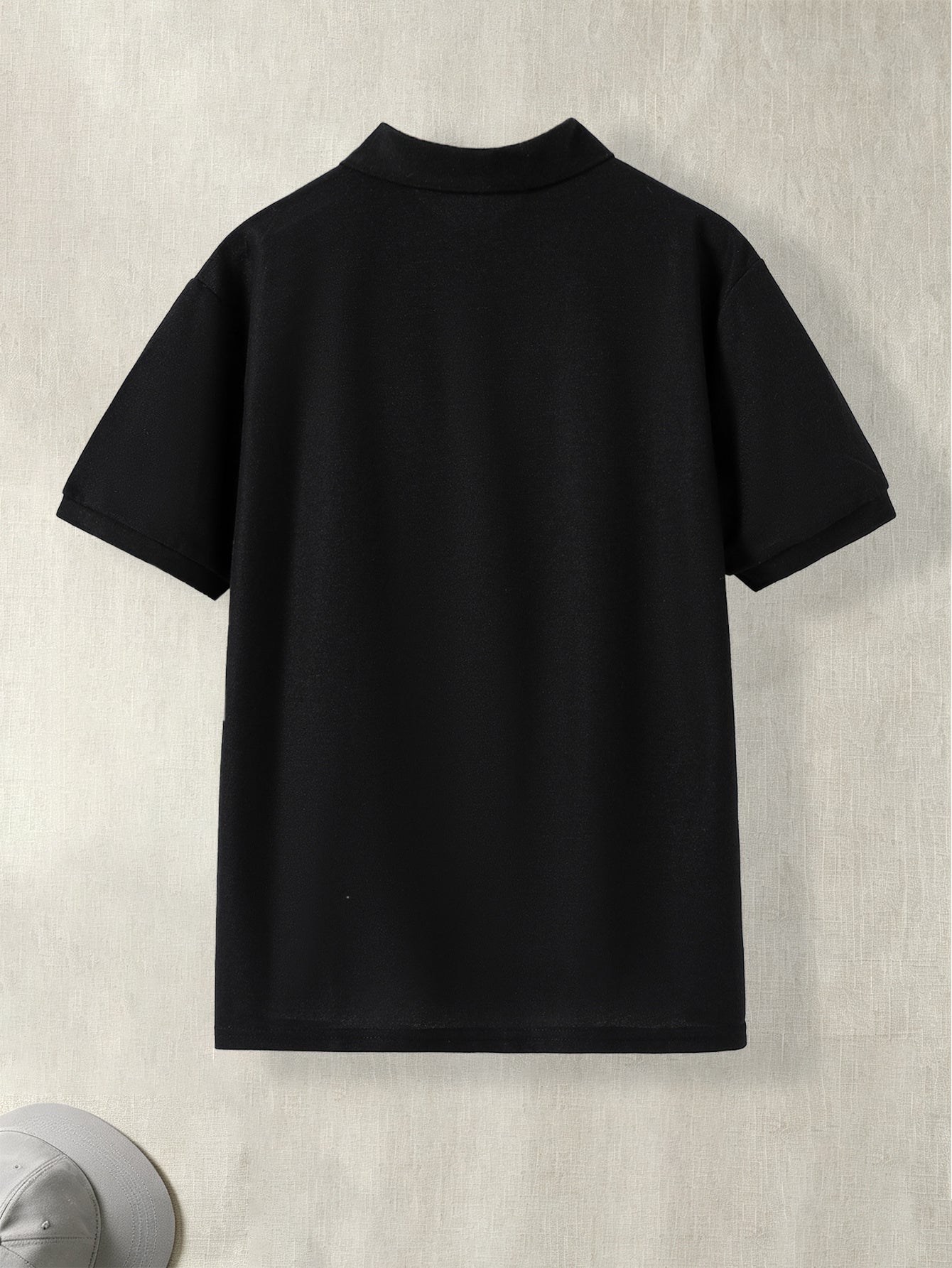 Youth Summer Polo Shirt with Soccer Crest Print for Teens