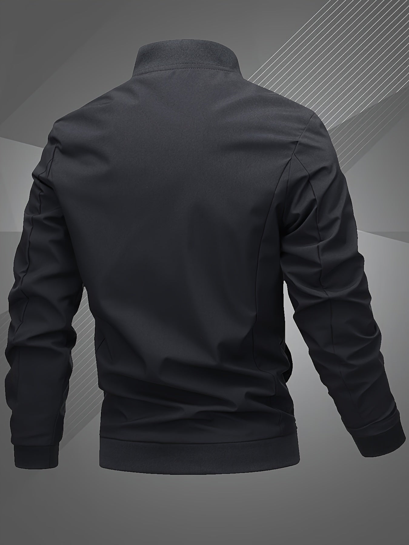 Տղամարդկանց Letter Embroidered Casual Bomber Jacket Gifts Best Sellers