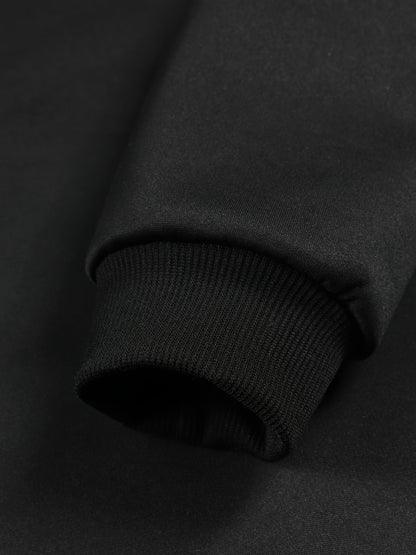 2pcs Boys' Fleece-Lined Thickened Warm Hoodie + Pants Set, Stylish Letter Print Winter Comfortable Sportswear Outfit for Kids Casual Leisurewear, Perfect for, Blanket Hoodie Kids