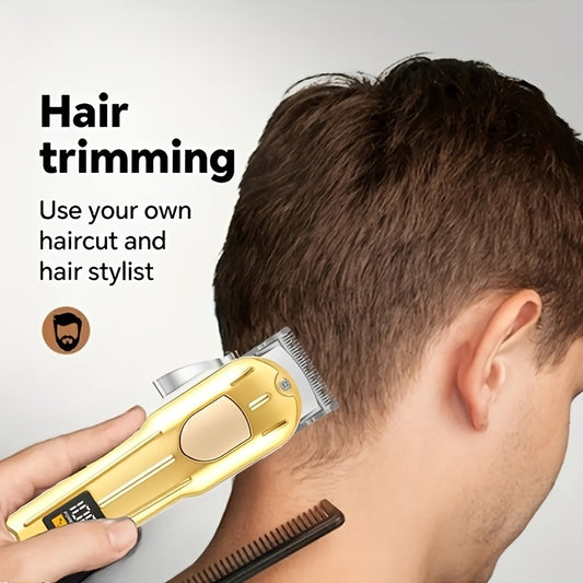 Professional Rechargeable Electric Hair Clipper | 4 Different Length Settings, Low Noise, USB Fast Charging, Unisex, Portable Hairdressing Kit | Ideal Gift for Men on Father'S Day, Christmas