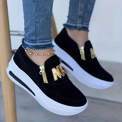 Women's Low-Top Sneakers, Breathable Mesh Upper, Soft Insole, PU Outsole, Comfortable And Lightweight, Suitable For All Seasons plus size