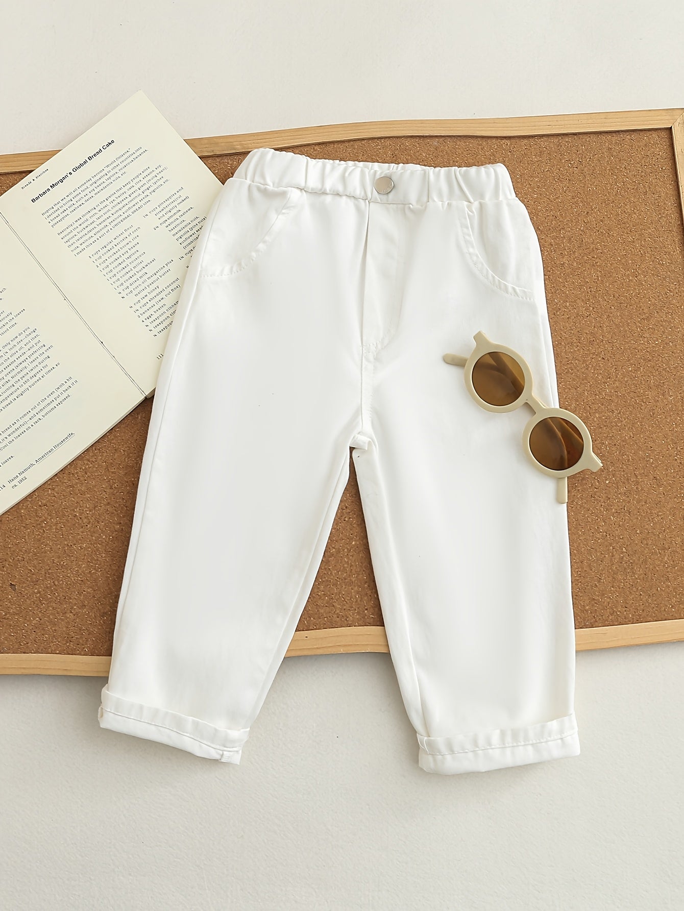 Baby Boy Casual Denim Pants Solid Color Spring Summer