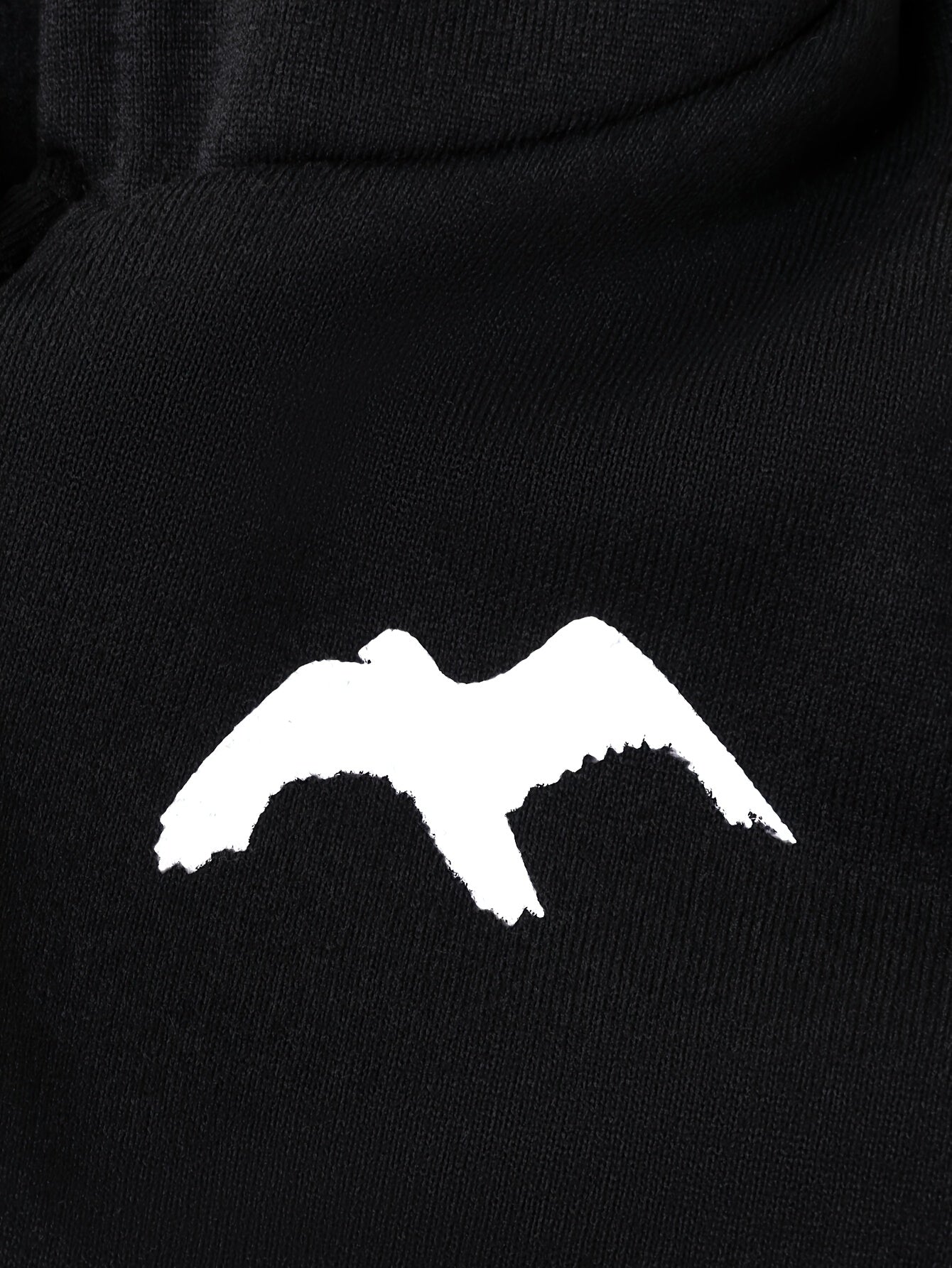 2pcs Boys' Autumn/Winter Fleece-Lined Hooded Zip-Up Jacket and Pants Set with Bird Print, Simple Color Block Design with Pockets, Fashionable Sporty Outfit for Outdoor Activities and Daily Wear, 100% Polyester Knit Stretch Fa