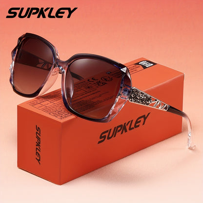 Elegant Women’s Butterfly Polarized Sunglasses UV400 PC Frame