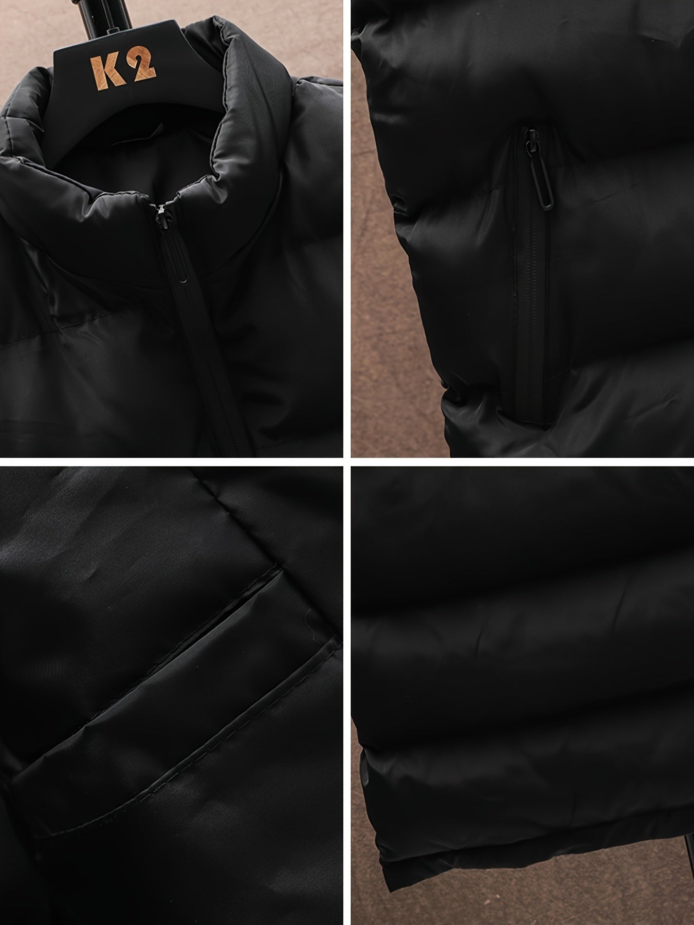 A Stylish New Men'S American-Style Vest, Featuring a Warm And Thick Black Design, Comfortable And Suitable for Winter, Lightweight And Foldable, Perfect for Skiing - ayq