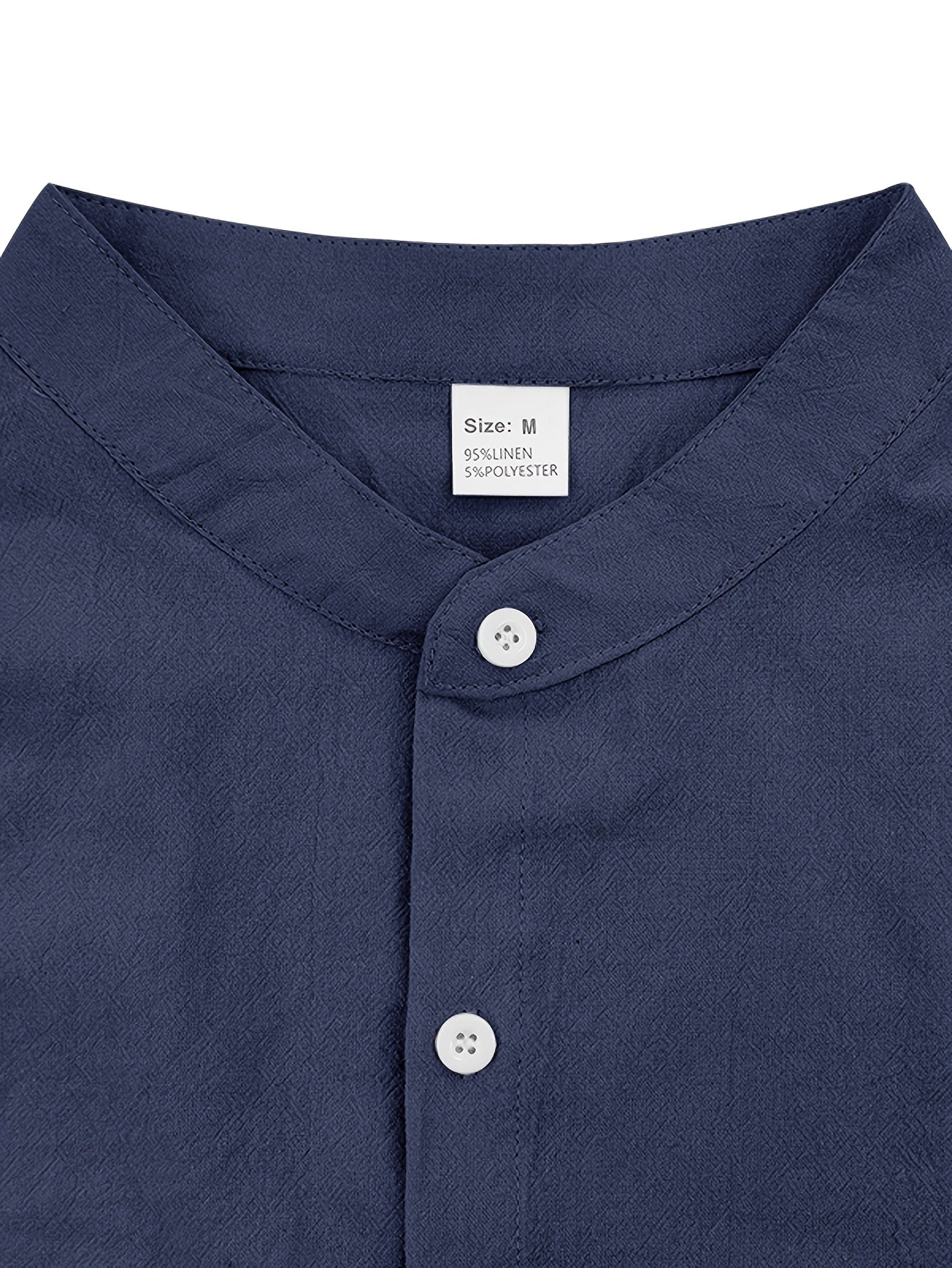 Men's Casual Linen Short Sleeve Shirt & Shorts Set for Summer