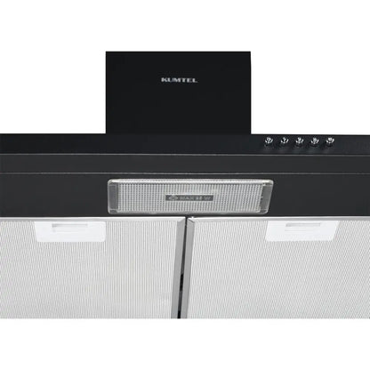 KUMTEL DP6-S Black Mechanical Kitchen Extractor Fan