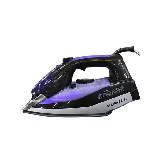 KUMTEL Purple Ceramic Soleplate Steam Iron 2500W