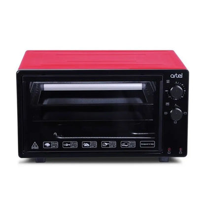 ARTEL Electric Oven MD 3216 L Black-Red 1450W with Timer