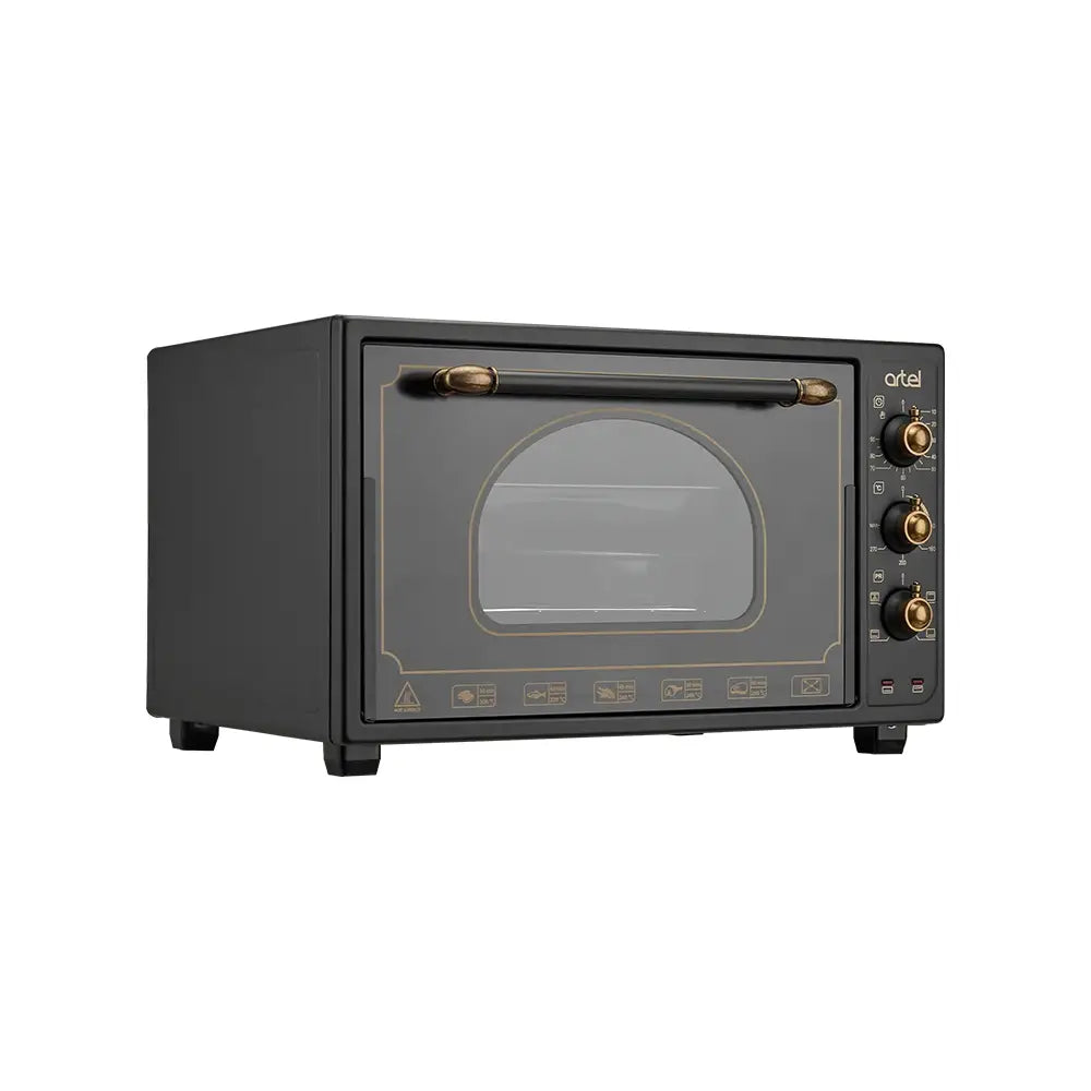 ARTEL Retro Black Electric Oven with Convection 1450W