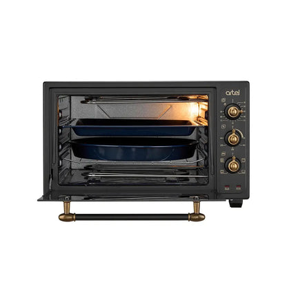 ARTEL Retro Black Electric Oven with Convection 1450W