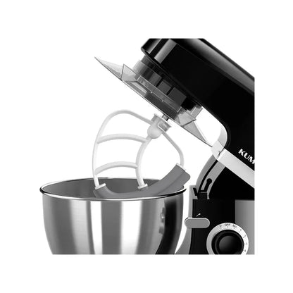 KUMTEL Black 5L Stationary Mixer with 8 Speeds & Turbo