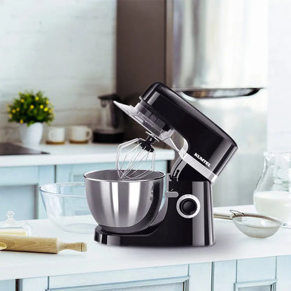 KUMTEL Black 5L Stationary Mixer with 8 Speeds & Turbo