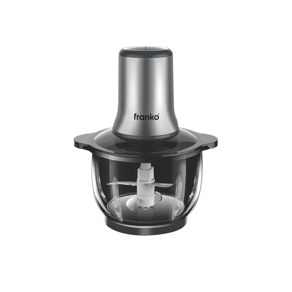 FRANKO 1.5L Glass Bowl Chopper 500W 2-Speed Plastic Body