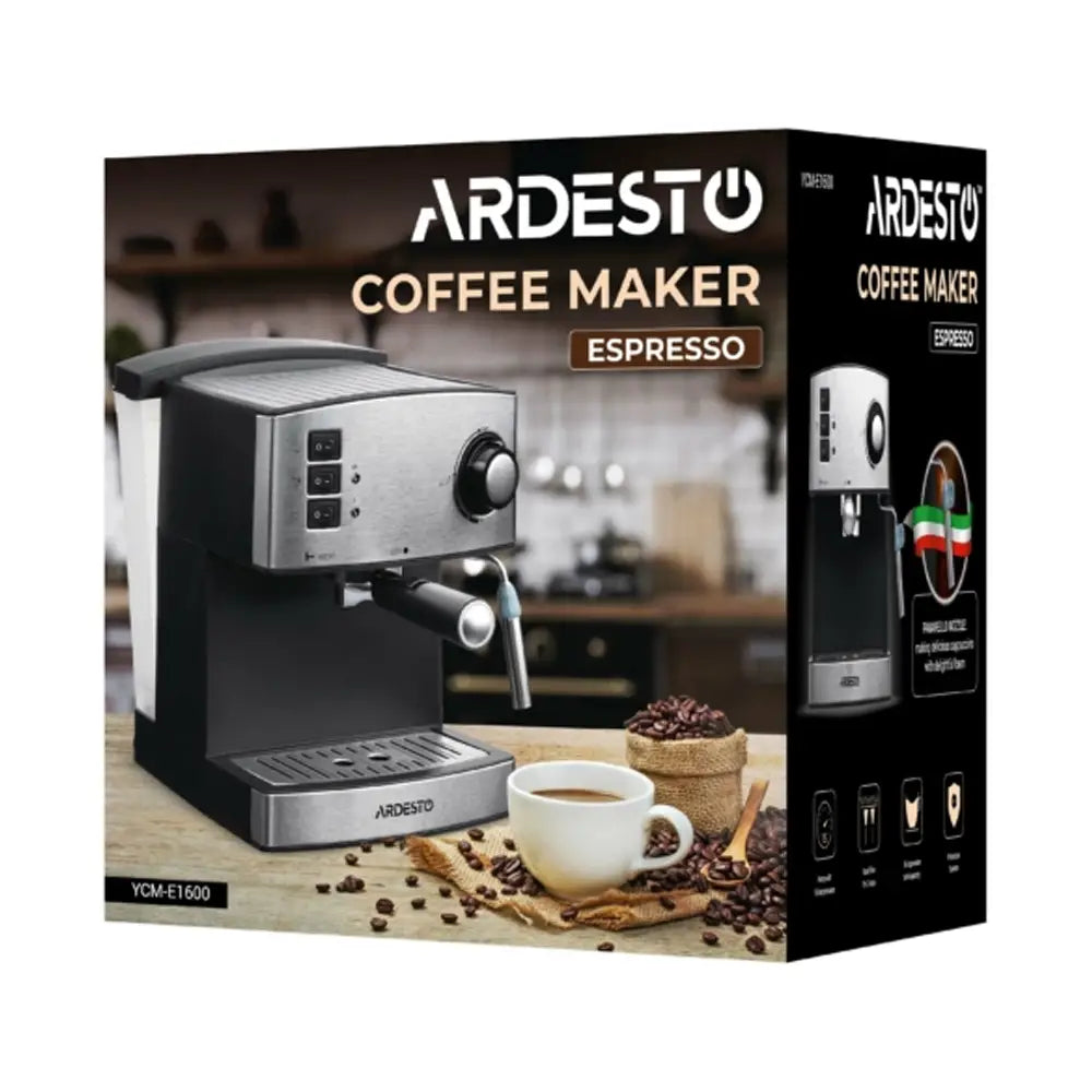 Ardesto YCM-E1600 1.6L Electric Coffee Maker with Safety Valve