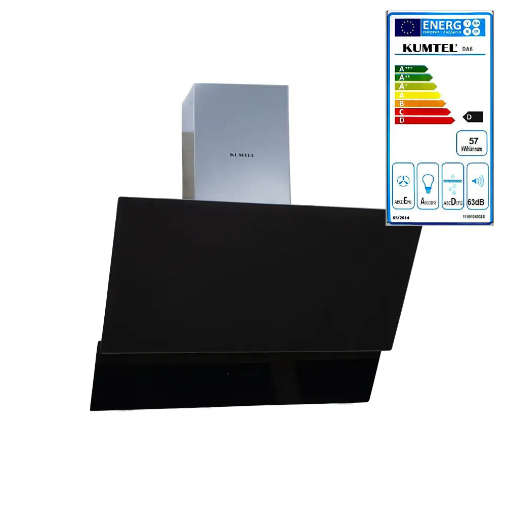 KUMTEL DA6-835 Antrasit Grey Kitchen Hood with Sensor Control