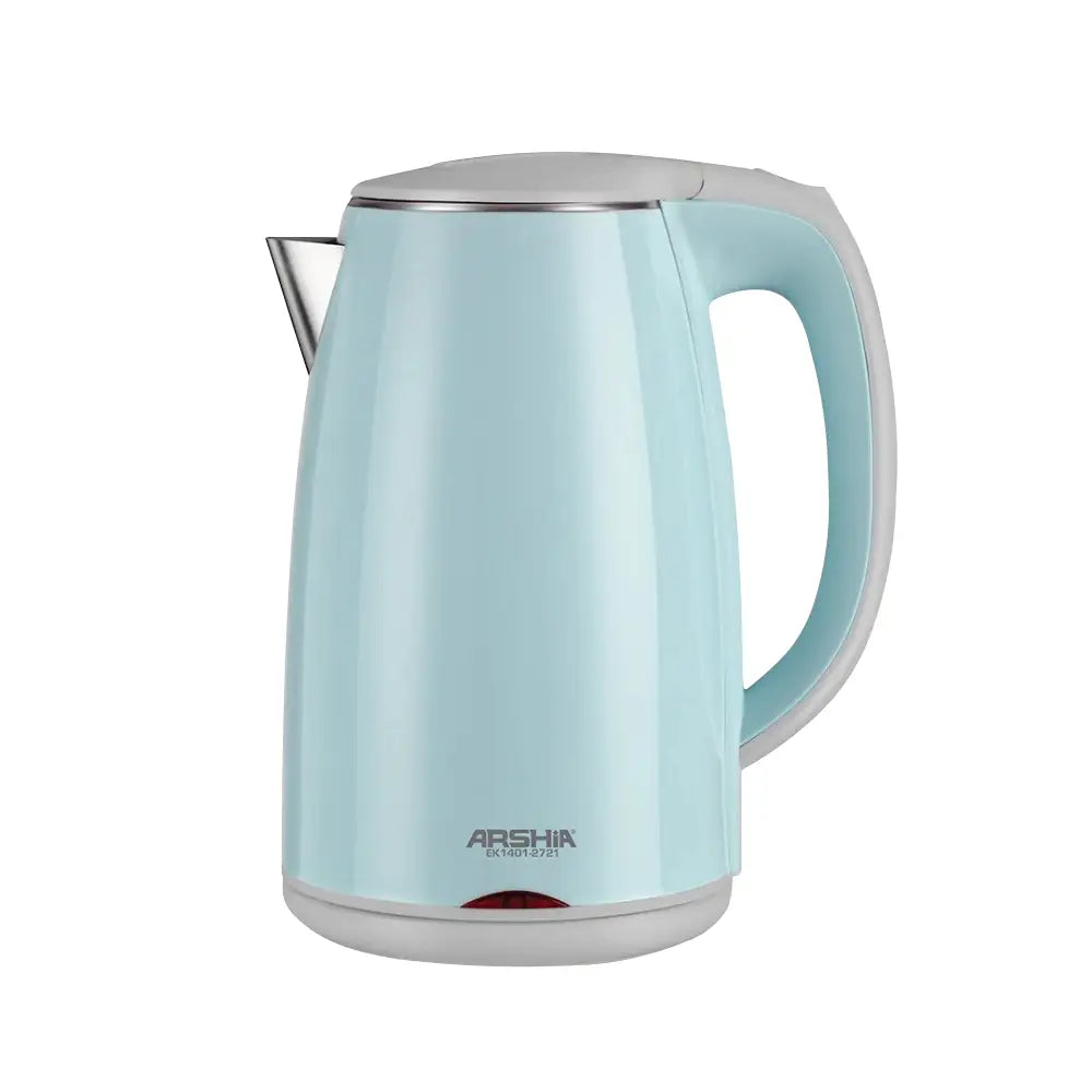ARSHIA 1.7L Stainless Steel Electric Kettle, Blue