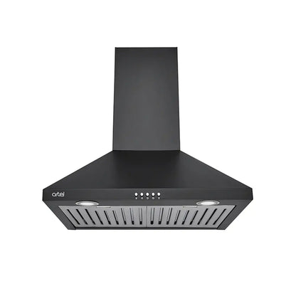 ARTEL Prima Black Kitchen Extractor Hood - Compact & Efficient