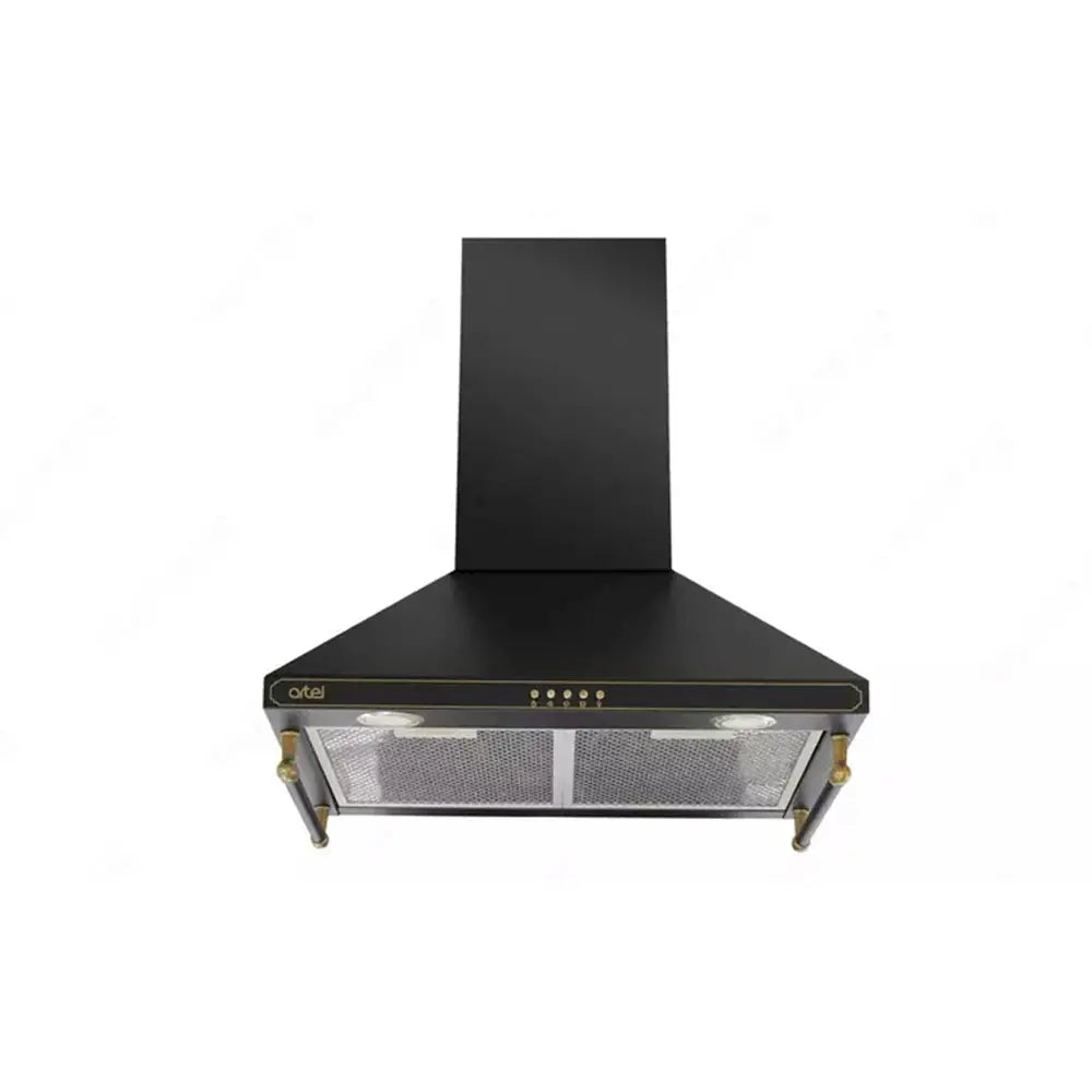 Artel Retro Black Kitchen Extractor Hood 0.95m Height