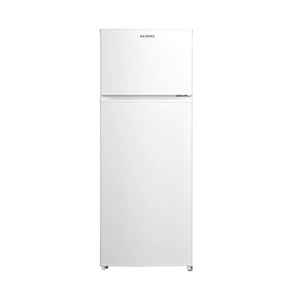 KUMTEL 2-Door Refrigerator with Freezer, 204L Capacity