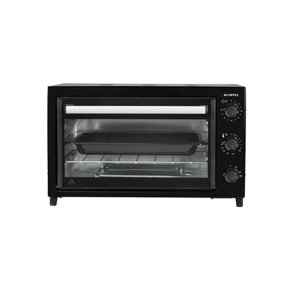 KUMTEL Electric Oven KF-5320 Black with Timer & Baking