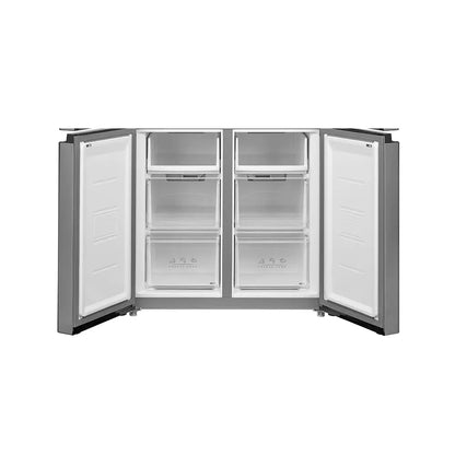 KUMTEL Side-by-Side Refrigerator with NoFrost, 474L Capacity