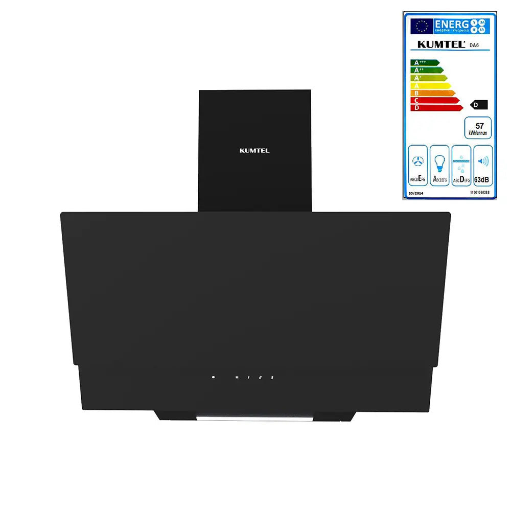 KUMTEL DA6-835 Magic Glass Kitchen Extractor Hood