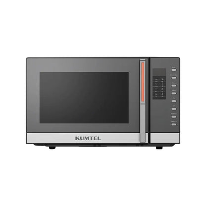 Kumtel 23L Gray Microwave Oven with Grill and Touch Control