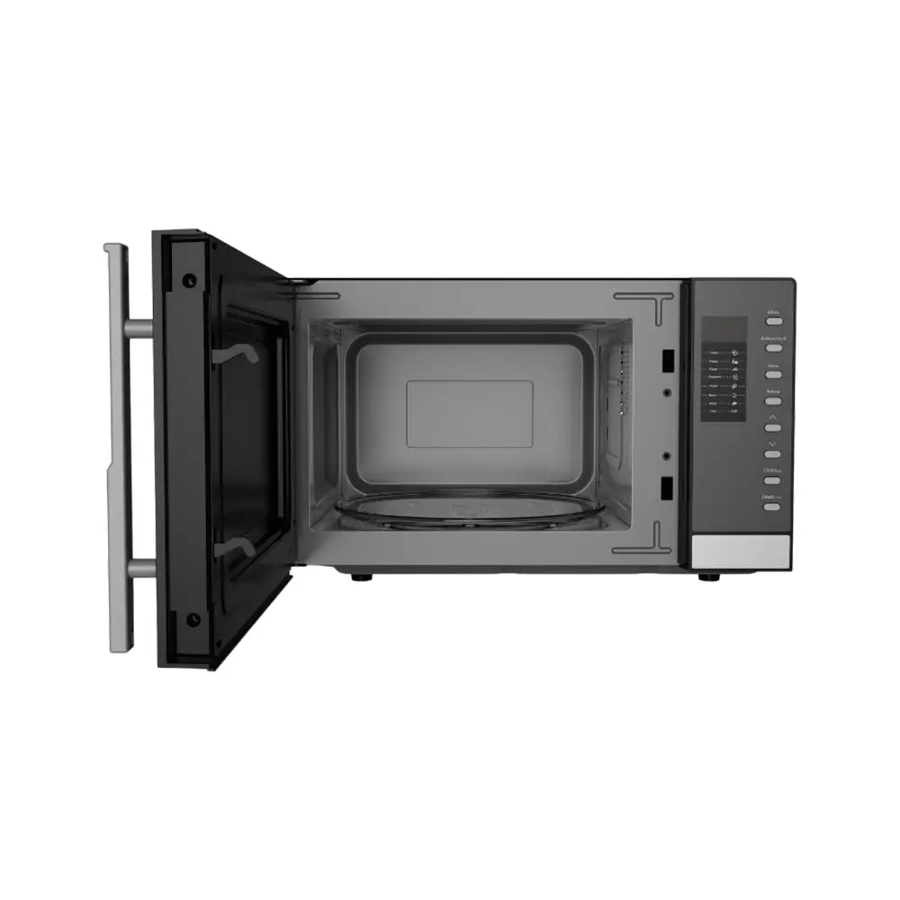 Kumtel 23L Gray Microwave Oven with Grill and Touch Control
