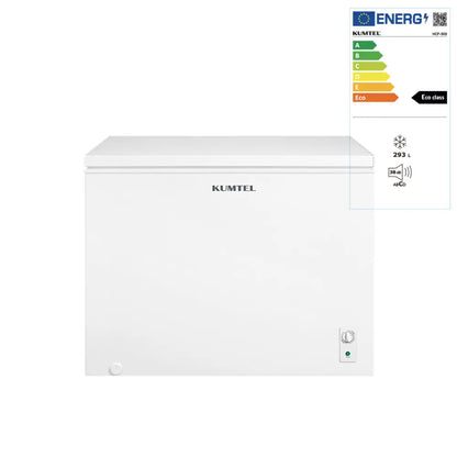 KUMTEL HCF-300 Chest Freezer 293L Energy Class E