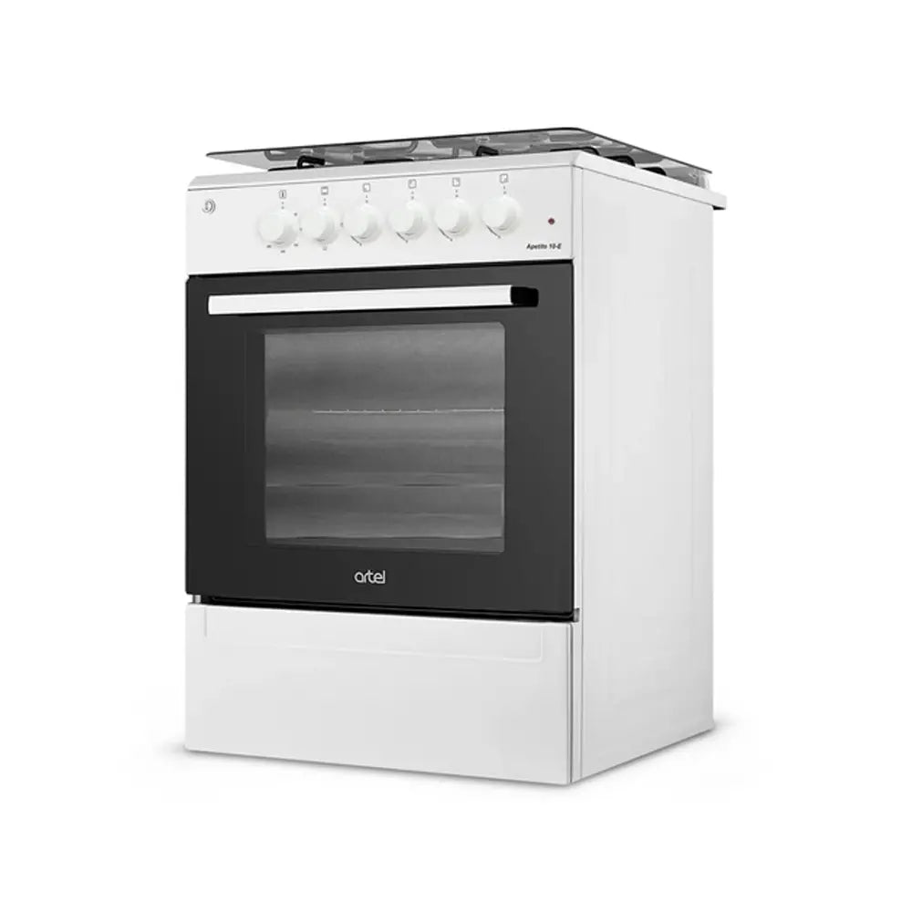 ARTEL Apetito 10-E White Compact Gas Stove