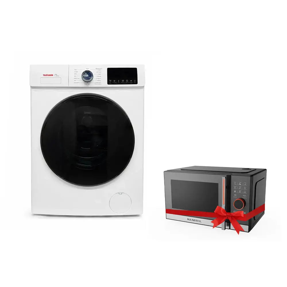 TELEFUNKEN 8kg Front Load Washer Dryer with 16 Programs