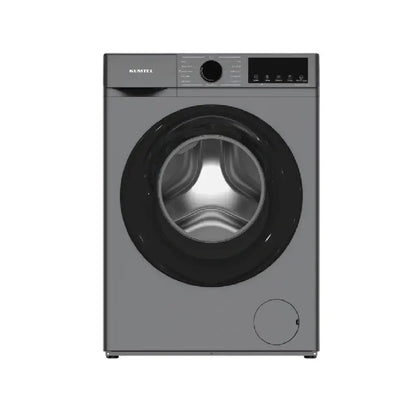 KUMTEL 8kg Front Load Washing Machine Silver, 1200 RPM