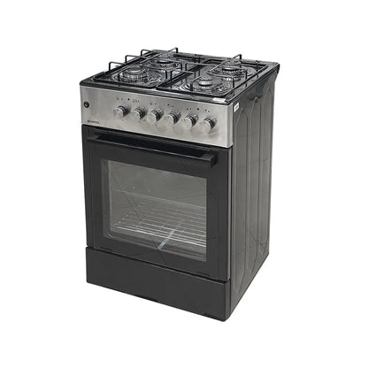 KUMTEL LF662S-40F INOX Black Gas Stove 0.57m x 0.9m