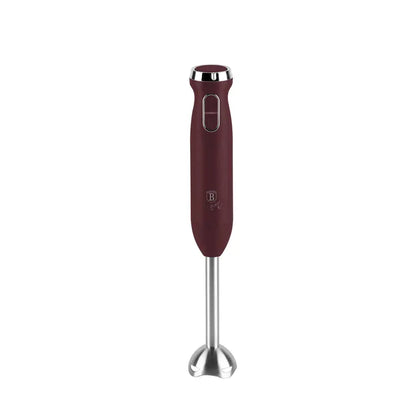 BerlingerHaus 800W Stainless Steel Hand Blender, Burgundy
