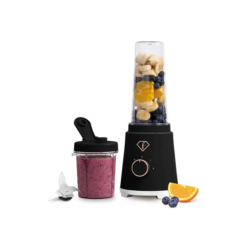 Fashion Stainless Steel Portable Blender with 2 Cups, 320W