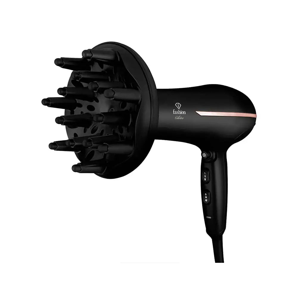 Fashion Professional Hair Dryer 2300W Black Rose Gold
