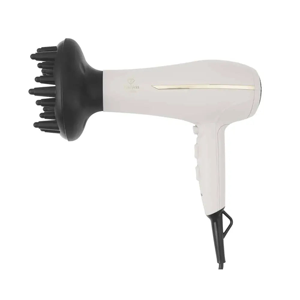 Fashion Cream-Gold Hair Dryer with 2300W DC Motor