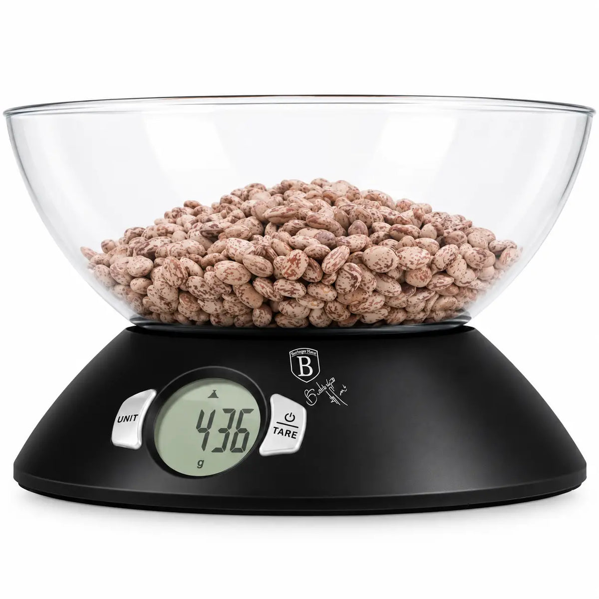 BerlingerHaus 5kg Digital Kitchen Scale in Black