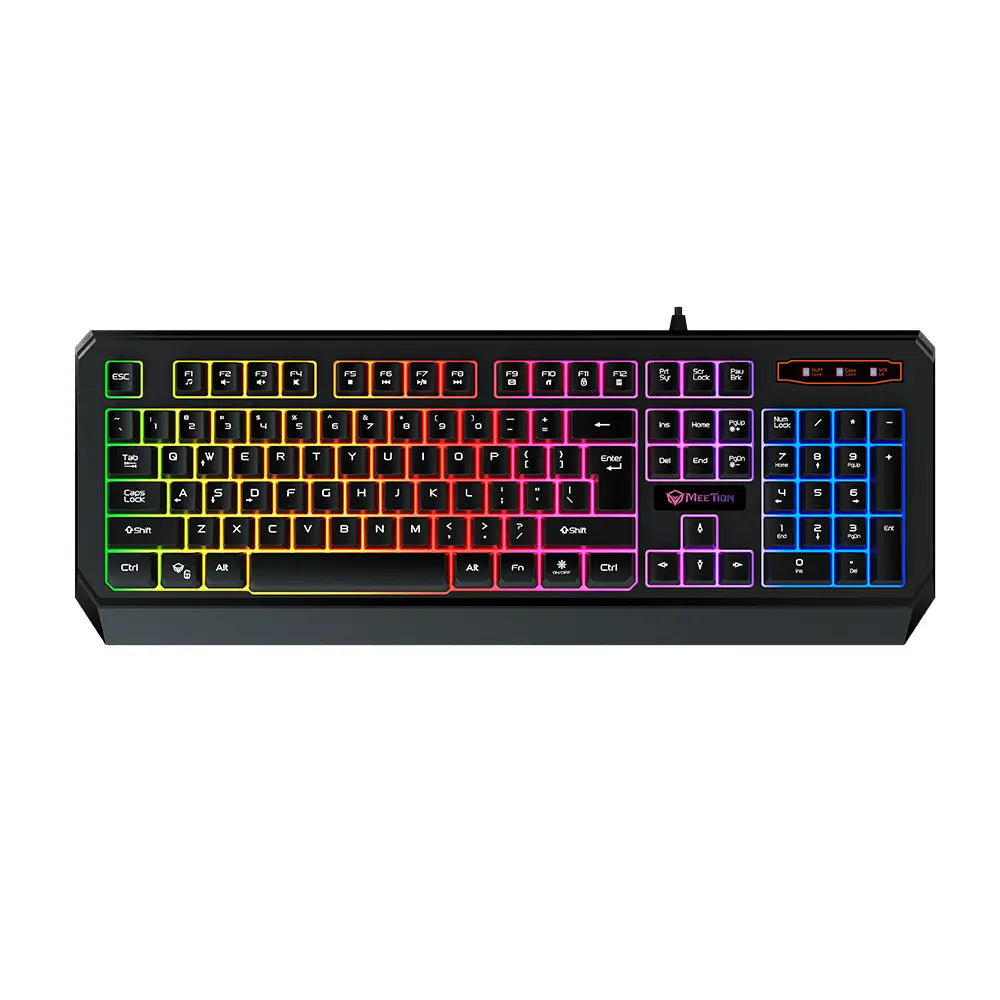 Meetion K9320 Wired Backlit Keyboard for Comfortable Typing
